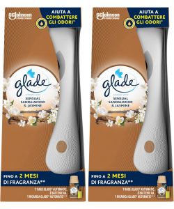 Glade Diffusore Automatico Spray con Ricarica 269 ml Bianco Gelsomino