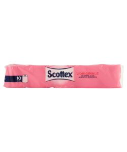 Scottex Carta Igienica Morbida e Assorbente 10 Rotoli Colore Rosa