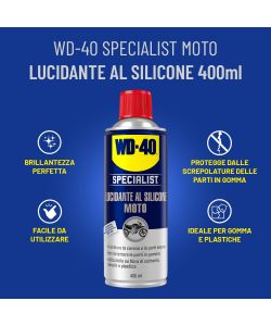 WD-40 Lucidante Spray al Silicone per Moto 400 ml - Effetto Brillante