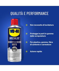 WD-40 Lucidante Spray al Silicone per Moto 400 ml - Effetto Brillante