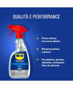 WD-40 Detergente Spray Universale per Moto - 500 ml