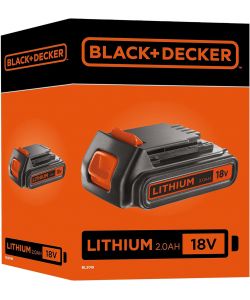 Batteria al litio 18V 2 Ah BL2018-XJ Black+Decker