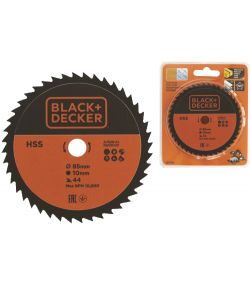 Lame Black+Decker HSS 85 mm foro 10 mm 44 denti