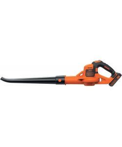 Black+Decker Soffiatore Ergonomico 18V Cordless - Batteria Litio 2Ah