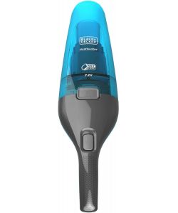 BLACK+DECKER Aspirapolvere Portatile Senza Fili Wet&Dry 7.2V Grigio/Azzurro