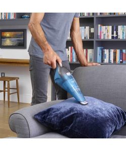 BLACK+DECKER Aspirapolvere Portatile Senza Fili Wet&Dry 7.2V Grigio/Azzurro
