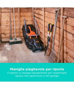 Black+Decker Rasaerba Elettrico 1000W 32cm 3 Altezze