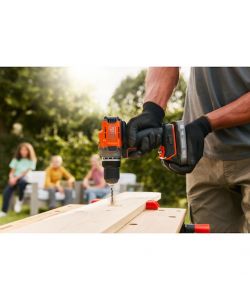 Black+Decker Trapano Avvitatore 18V Arancione 2.0Ah - Batteria Inclusa