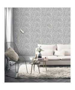 DUTCH WALLCOVERINGS Carta da Parati Liquid Marble Grigio