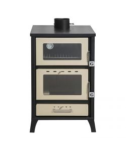 Stufa A Legna Con Forno Marika Beige 22 Kw L50,5xp58,5xh91,5