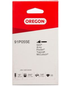 Oregon Catena Motosega 3/8' LP 55 Maglie 1,3mm per Barre 40cm