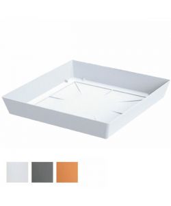 Sottovaso Lofly Low Quadro Grigio     17X17 Pplast