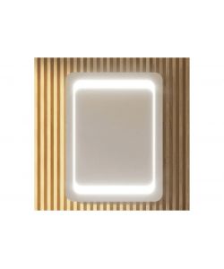 Messina Specchiera Rettangolare Retroilluminata LED 80x60 cm Reversibile