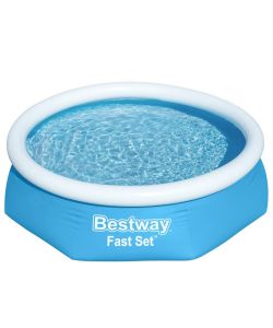 Bestway Piscina Gonfiabile Rotonda Fast Set 244x66 cm 57265