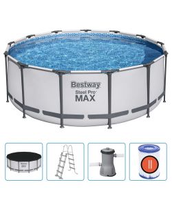 Bestway Steel Pro MAX Set Piscina Rotonda 396x122 cm