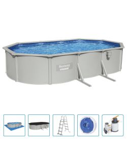 Bestway Piscina Fuoriterra Ovale Hydrium 610x360x120 cm