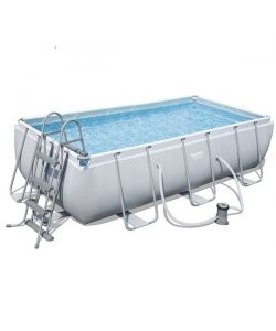 Piscina Steel Rettangolare con Filtro 2D 404X201 H 100 Bestway