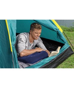 Bestway Cuscino Da Viaggio Gonfiabile Ergonomico 42x26x10 cm - Blu o Grigio