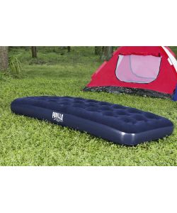 Bestway Materassino Floccato Singolo - Blu - 185x76x22 cm