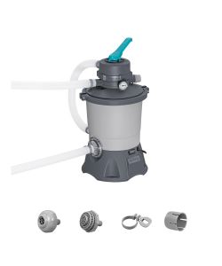 Bestway Filtro a Sabbia per Piscina - Flowclear 58515 - Grigio