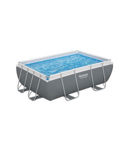 Bestway Piscina Fuori Terra Rettangolare 282x196x84 cm con Telaio in Acciaio - Power Steel