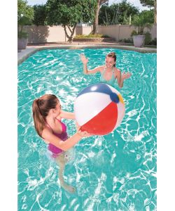Bestway Pallone Gonfiabile da Mare a Spicchi Multicolor - Diam.51cm