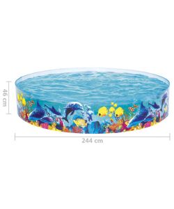 Piscina rigida tonda odissea 244 x 46 h cm bestway