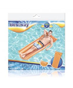 Bestway Materassino Semitrasparente con Cuscino 183x76cm Argento