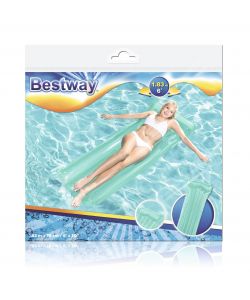 Bestway Materassino Semitrasparente con Cuscino 183x76cm Argento