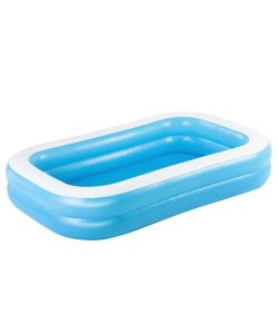 Bestway Piscina Gonfiabile Rettangolare 262x175x51 cm Blu e Bianca