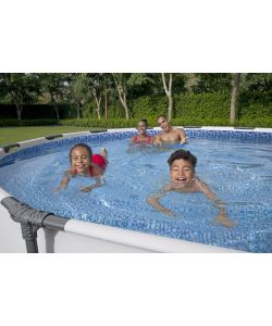 Bestway Piscina Steel Pro Frame - Rotonda - PVC/Acciaio -  366 x 76 cm
