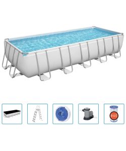 Bestway Piscina Fuori Terra Power Steel Rettangolare 19281 L