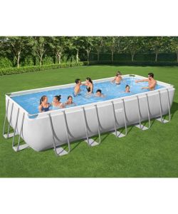 Bestway Piscina Fuori Terra Power Steel Rettangolare 19281 L