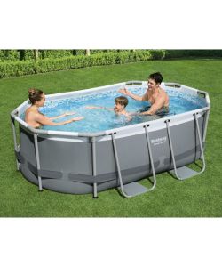 Bestway Piscina Fuori Terra Ovale Power Steel 305x200x84 cm