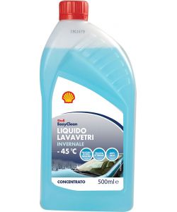 Liquido lavavetri invernale 0,5L -45grC per auto effetto detergente