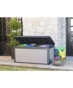 Keter Contenitore da Giardino Premier 570 L Grigio