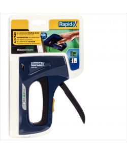 Rapid Graffatrice Manuale ALU740 - Fissatrice Ergonomica Blu 2-in-1
