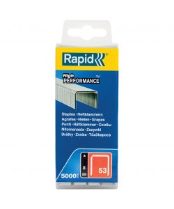 Rapid Graffe a Filo Sottile 8 mm Acciaio Zincato - 5000 pezzi