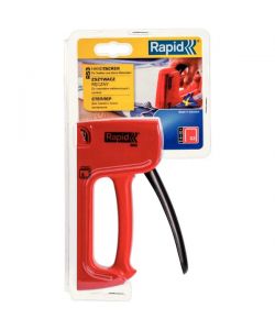 Rapid Graffatrice R53 - Leggera Ergonomica Rosso 4-10mm per Tessuti