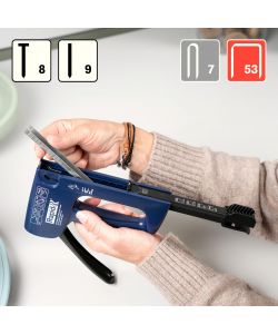 Rapid Fissatrice Manuale 4 in 1 MS41 Blu - Graffe Punti e Chiodi