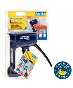 Rapid Fissatrice Manuale 4 in 1 MS41 Blu - Graffe Punti e Chiodi