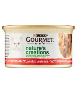 Purina Gourmet Gold Mousse Manzo 85g - Alimento umido per gatti adulti