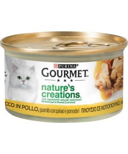 Purina Gourmet Pollo con Spinaci e Pomodori 85 gr - Cibo per Gatti Adulti