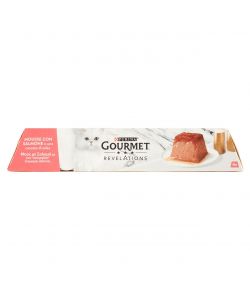 Purina Gourmet Mousse Gatto Salmone con Salsa 4x57g - Snack Delizioso