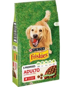 Purina Friskies Crocchette per Cani Adulto Manzo e Verdure 12kg Nutrizionale