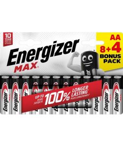 Energizer 8+4 Batterie ministilo AA Max 1,5V