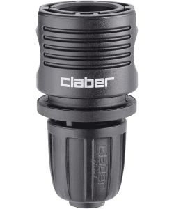 Claber Raccordo automatico 1/2' per tubo collettore nero piccolo