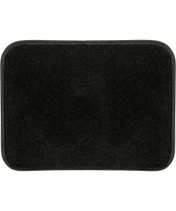 Lampa Tappetino Auto Battitacco Antiscivolo Moquette Nero 30x40 cm - S