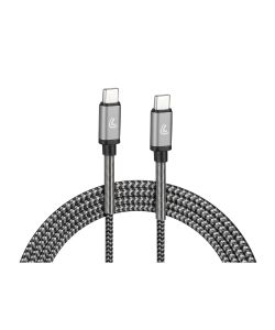 Lampa Cavo USB Type-C a Type-C 100 cm nero/grigio ricarica dati