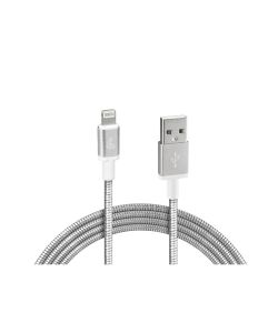 Lampa Cavo USB a Apple 8 Pin Iron 100 cm Grigio/Rinforzato Ricarica Dati